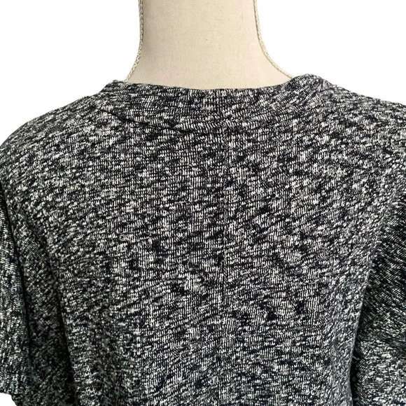 Lou & Grey Marled Knit Cotton Poncho Neutral Oversized Pullover XS/S - Picture 12 of 16